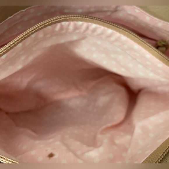 Liz Claiborne beige leather bag great condition - Picture 10 of 11